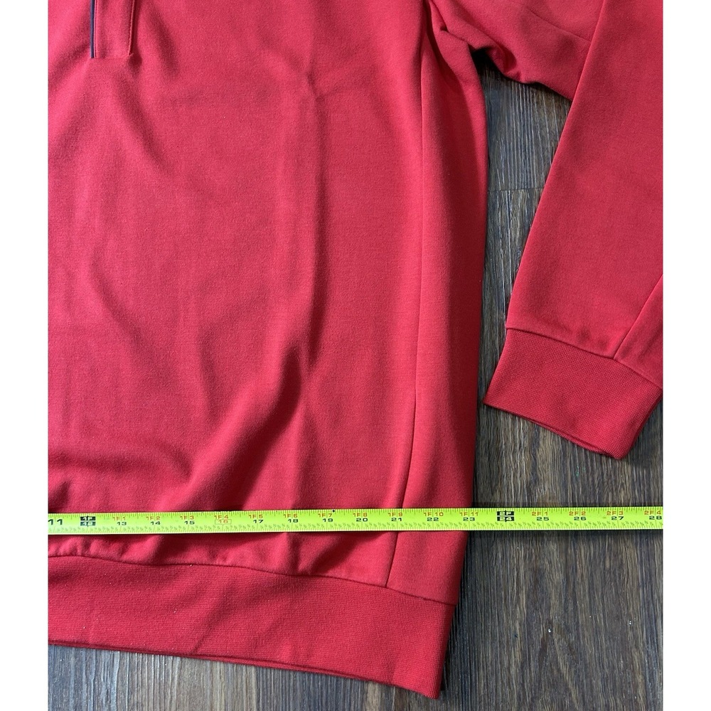 Polo Ralph Lauren Black Pony Classics Sweatshirt Snap Red Size LT New With Tags - Picture 9 of 16